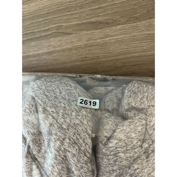 Lands' End Packable Down Puffer Jacket Heathered Brown Mock Neck Women's S - Picture 11 of 11